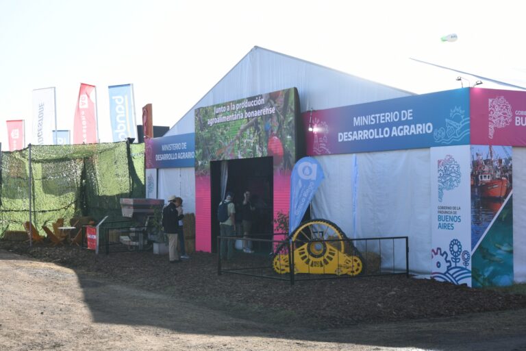 El stand del Ministerio de Desarrollo Agrario en Expoagro 2024 (Prensa MDA)